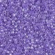 Miyuki delica Perlen 10/0 - Lined crystal purple DBM-249